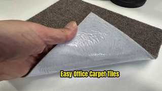 Easy Peel Stick Teppichfliesen Bürorenovierung